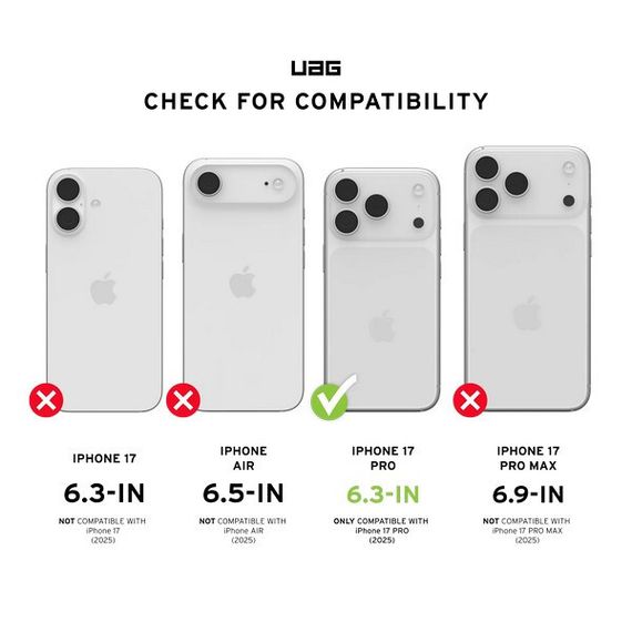 Чехол UAG Pathfinder для iPhone 17 Pro 6.3&quot; (114548117272) оливковый (Olive Drab)