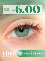 Полугодовые оттеночные контактные линзы Optosoft (1 флакон, одна линза)