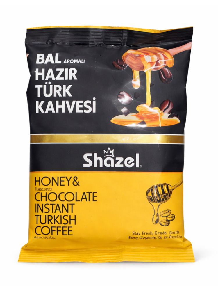 Кофейный напиток Shazel Мёд и шоколад 100 г