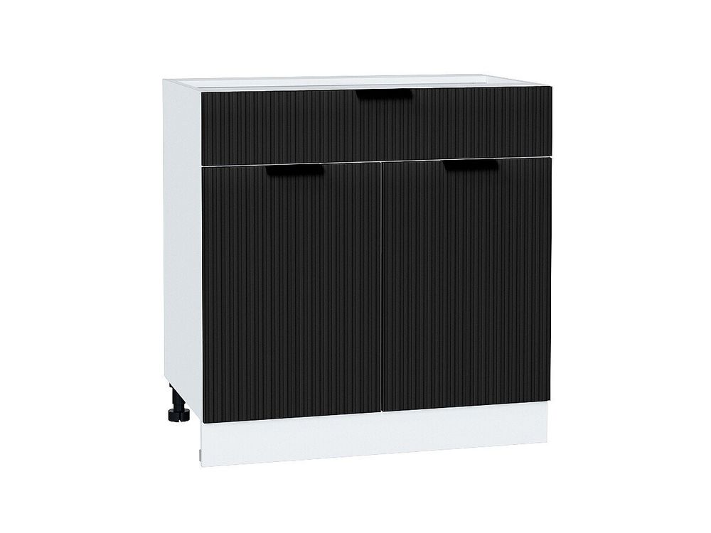 Шкаф нижний с 2-мя дверцами и ящиком Евро Лайн