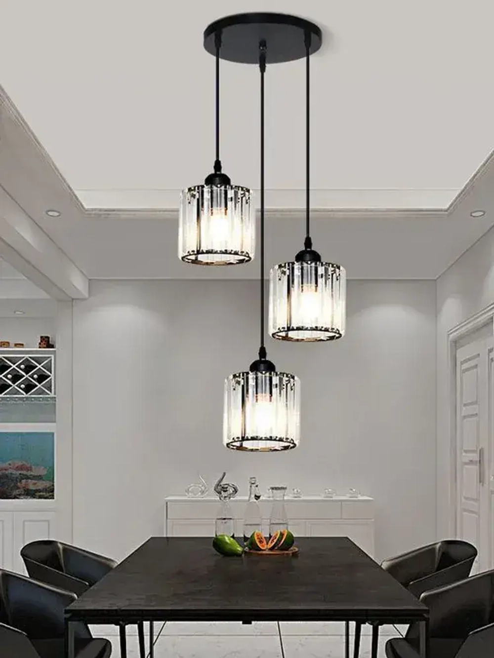 Люстра на кухню подвесная