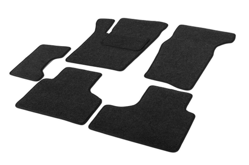 Коврики текстиль в салон, AutoFlex Business для Chevrolet Niva I поколение рестайлинг 2009-2020/Lada (ВАЗ) Niva 2123 2020-2021/Niva Travel 2021-н.в., графит, 6 частей, 5130201