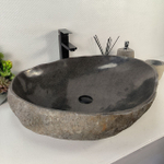Раковина из речного камня RS-65557 67*53*15 0863