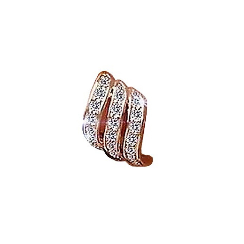 Серьги из медицинской стали Metropolitan Golden Curl Biojoux BJT223