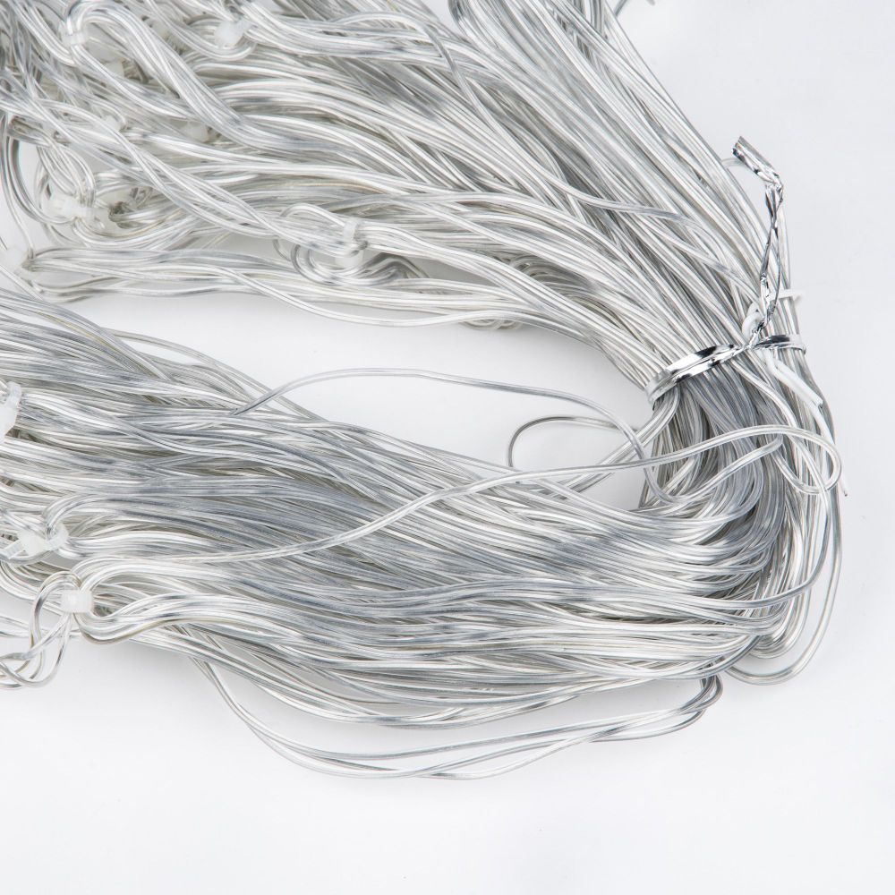 ULD-B12006-195-TTK WHITE IP44 Бахрома светодиодная с эффектом мерцания. 12м. Соединяемая. 195 светодиодов. Белый свет. Провод прозрачный. ТМ Uniel