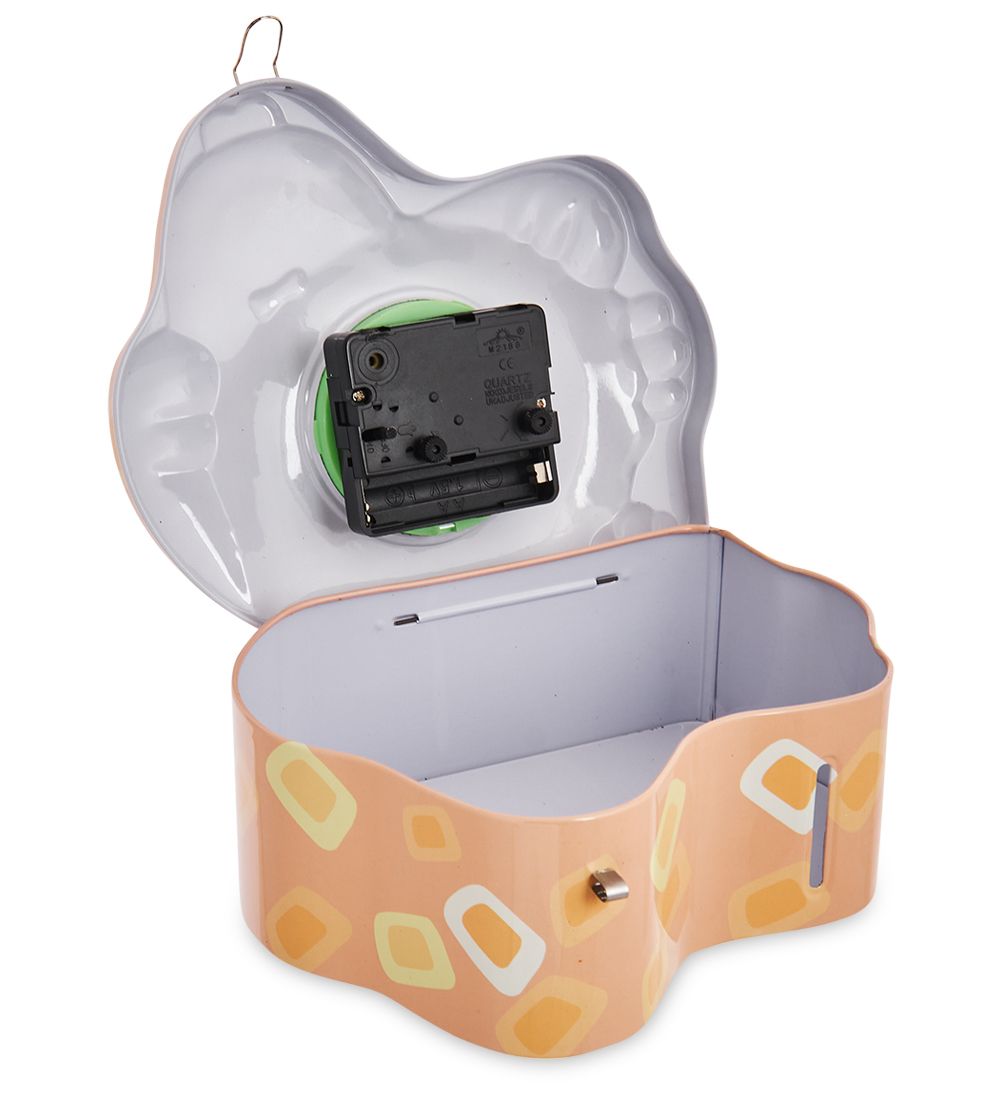 BX- 79/2 Метал. копилка с часами «Цыпленок»