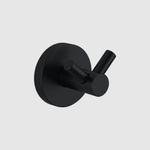 Крючок для ванны двойной нерж сталь NIZA 16852.N чёрный