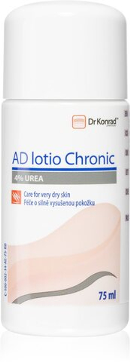 Dr Konrad AD lotio Chronic - молочко для тела для сухой и очень сухой кожи /  4% Urea 75  ml  / GTIN 8594178680178