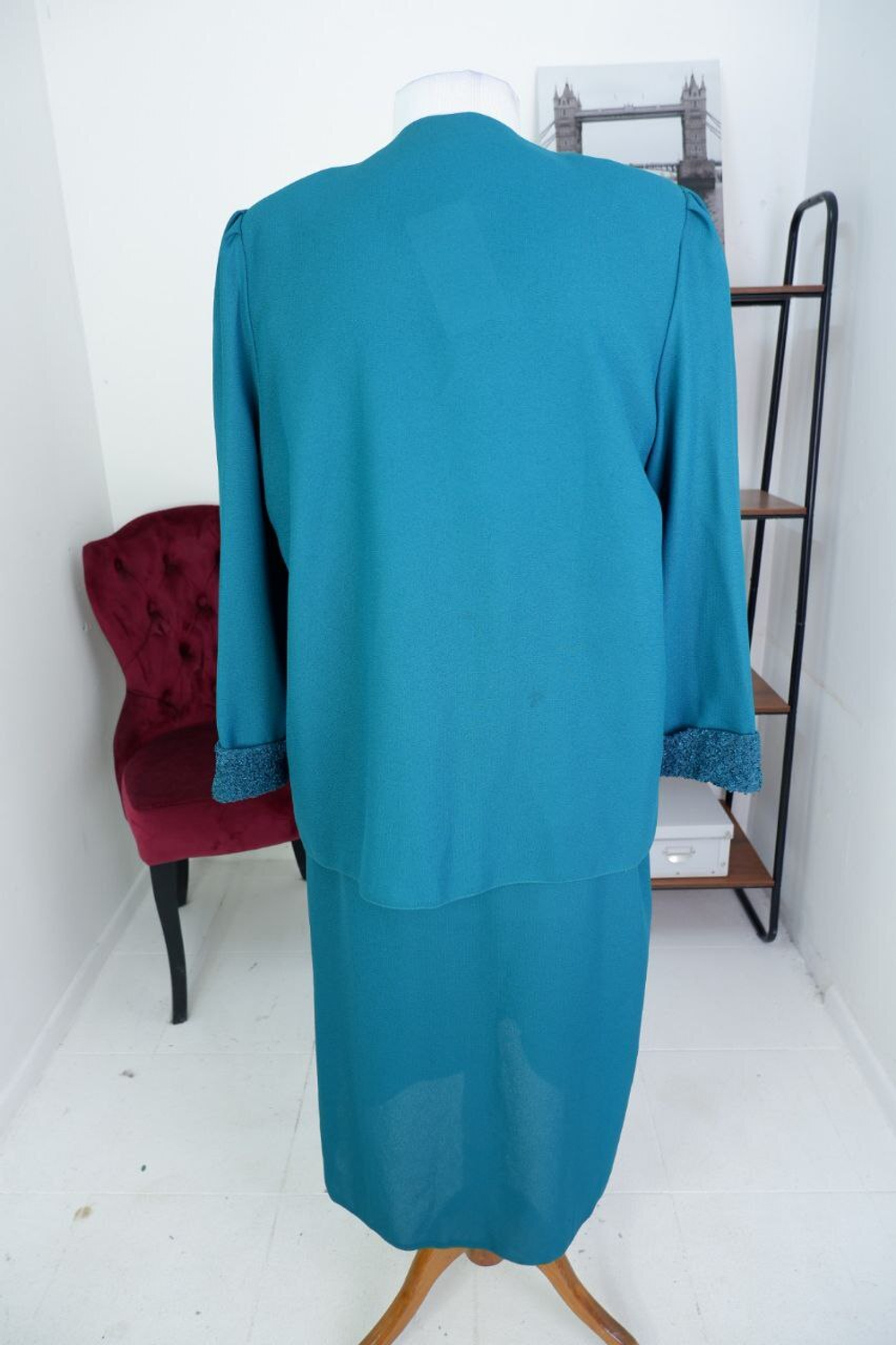 Платье с жакетом Giuliana Bellini изящное 48-50 размер