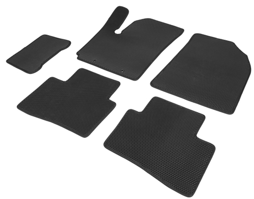 Коврики в салон автомобиля AutoFlex EVA (ЭВА, ЕВА) Business для Hyundai Creta II поколение 2021-н.в., 5 частей, с крепежом, 3230203