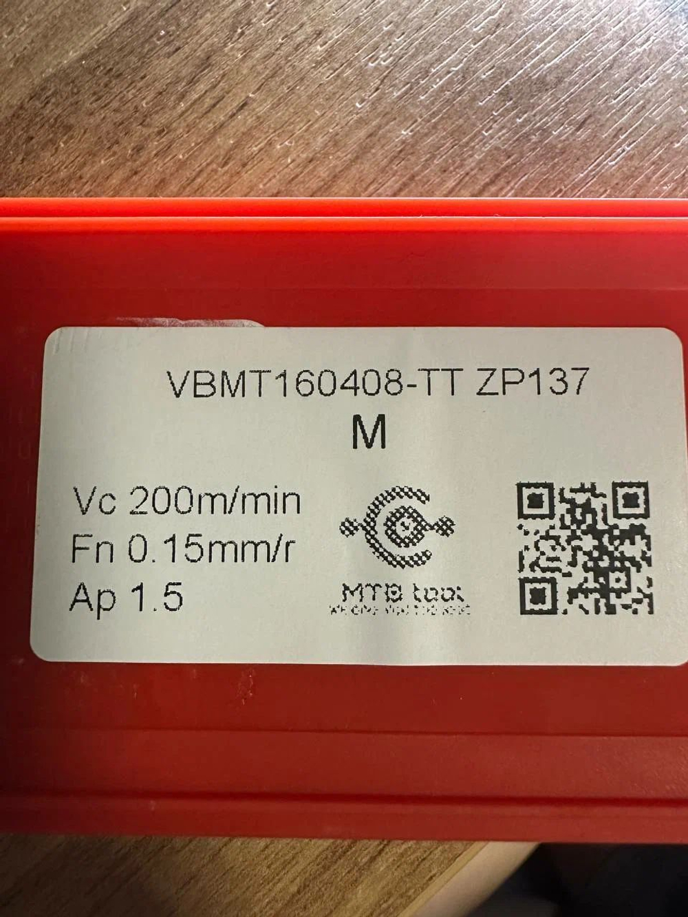 Токарная пластина VBMT160408-TT ZP137 (поштучно)Профессиональное решение для чистовой обработки нержавеющих сталей