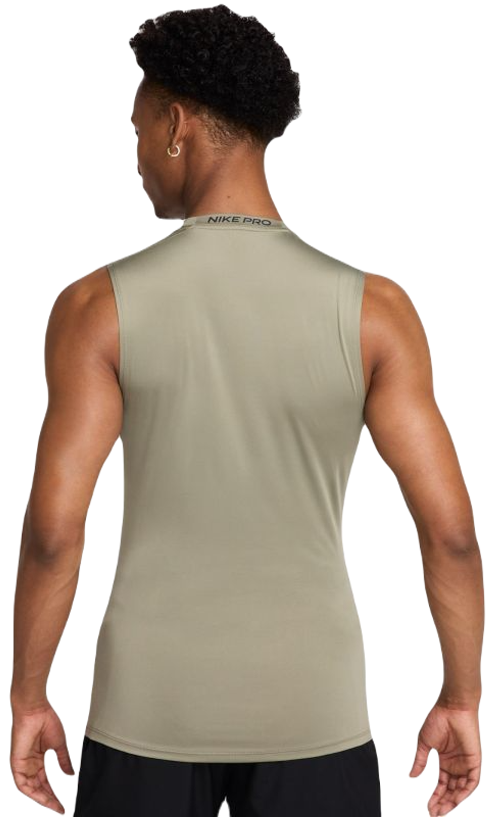 Термобелье Nike Pro Dri-Fit Tight Sleeveless Fitness - light army/black