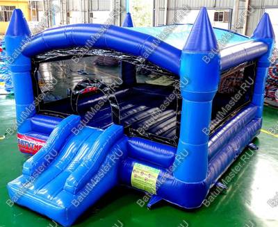 Детский надувной батут "Мини-замок" с крышей 3.5*2.5*2 м