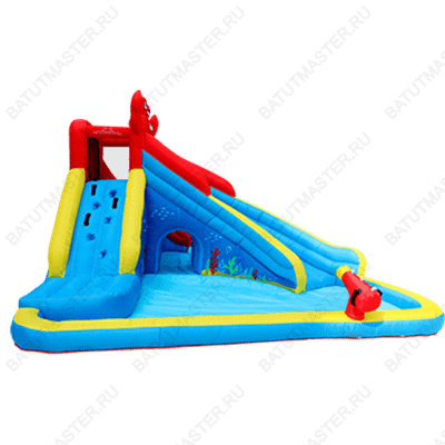 Батут детский для дома "В гостях у краба" 5*4*2,6 м