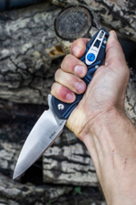 Нож Ruike Fang P105 черно-синий, P105-Q