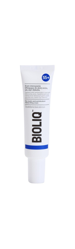 Bioliq 55+ - интенсивный лифтинг-крем для нежной части кожи вокруг глаз и губ, а также шеи и зоны декольте /   30  ml  / GTIN 5906071023458