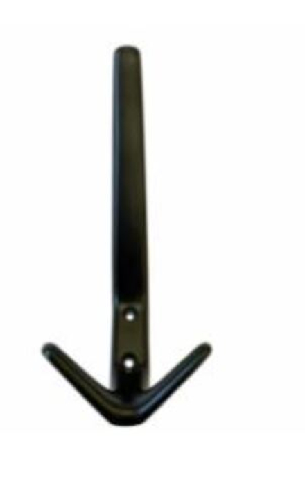 Крючок 3-хрожковый матовый ЧЕРНЫЙ 0765 КМЗ (20 шт/кор)