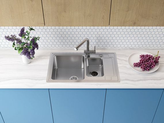 Кухонная мойка OMOIKIRI Mizu 78-2-IN нерж. сталь/нержавеющая сталь (арт. 4973731)