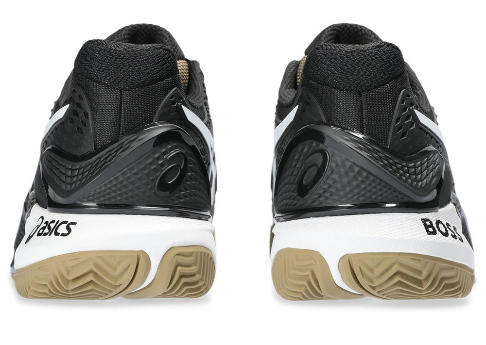 Мужские кроссовки теннисные Asics Gel-Resolution 9 BOSS Clay - black/camel