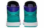 Кроссовки Jordan Air Jordan 1 Mid Black Grape (Женская размерная сетка)