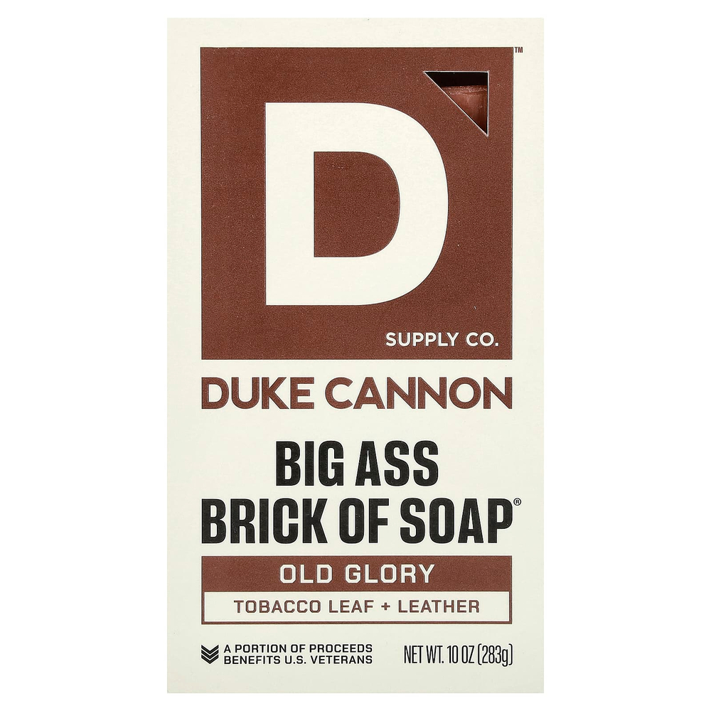 Duke Cannon Supply Co., Big Brick Of Bar Soap®, Old Glory, 283 г (10 унций)