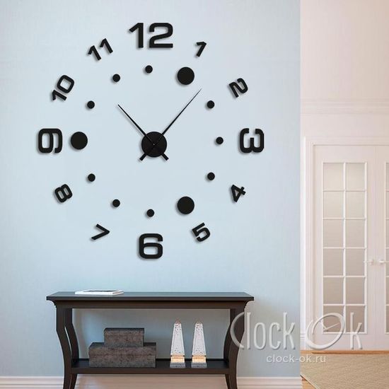 Настенные 3D часы Radius