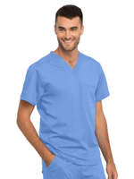 Топ медицинский мужской Cherokee WW Revolution WW625, голубой, S