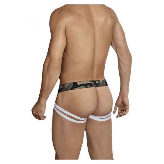Мужские трусы джоки белые Clever Hostiliano Jockstrap 302201