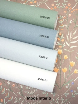 Обои флизелиновые, веточки на коричневом, прованс, метровые, для гостиной, Palantine (Moda interio)