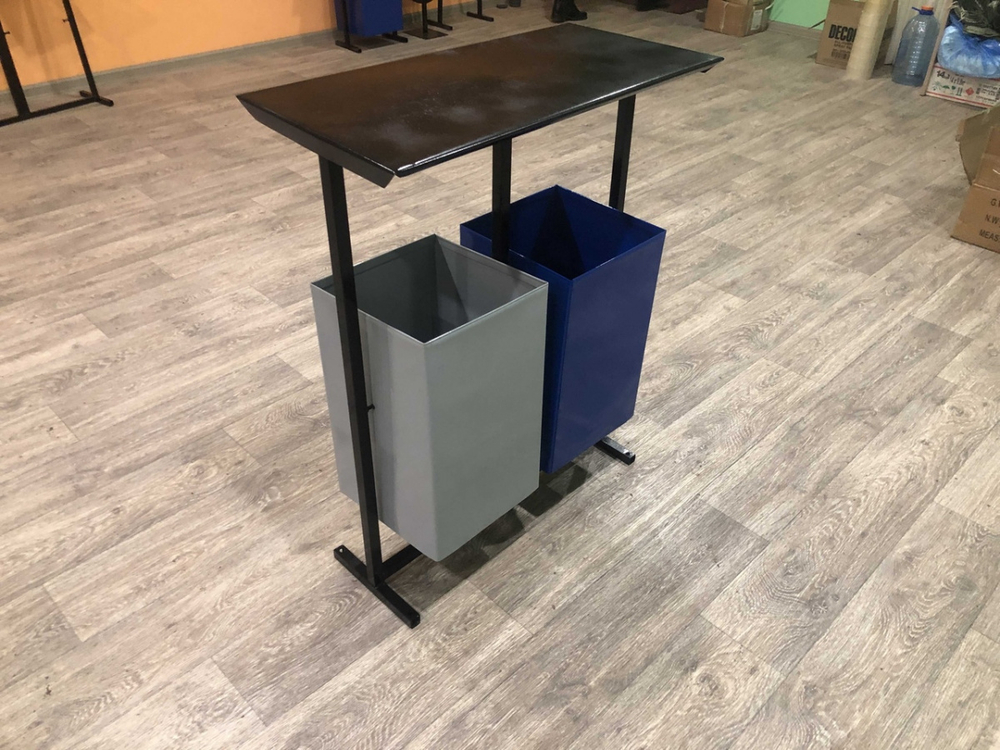 Урна "Два бака с крышей" 20 литров