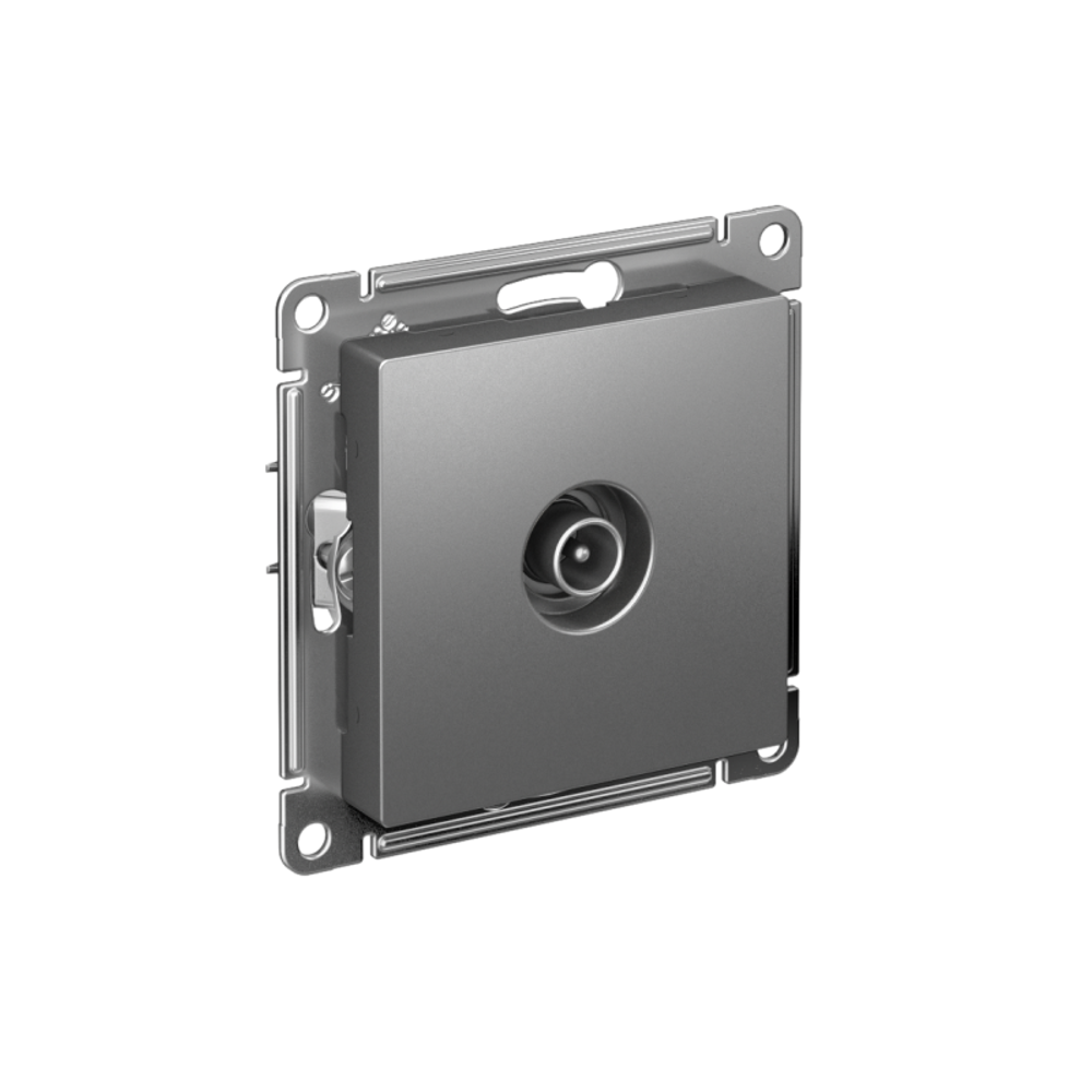 Розетка телевизионная TV AtlasDesign коннектор механизм сталь SE ATN000993