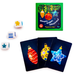 Игра настольная "Шишки, шарик, звездочка" (жестяная коробочка)