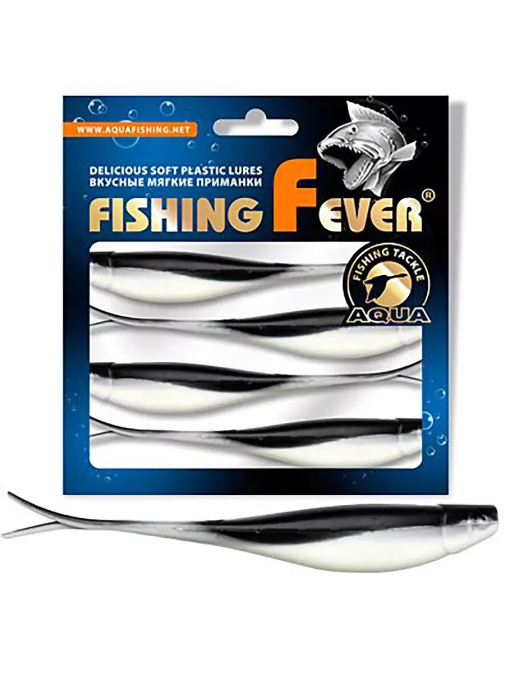 Мягкая силиконовая приманка риппер для дроп-шота AQUA FishingFever BOSS