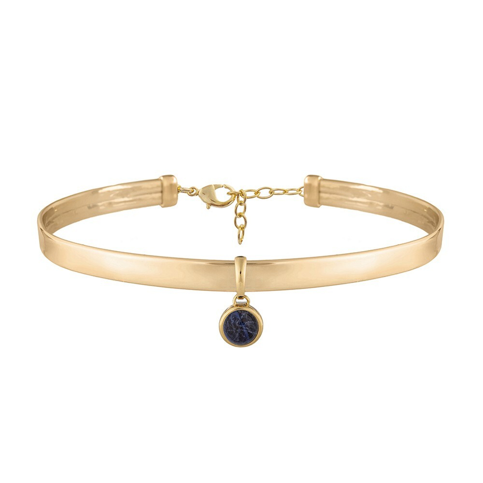 Чокер Possebon Sodalite B0112.22 BL/G