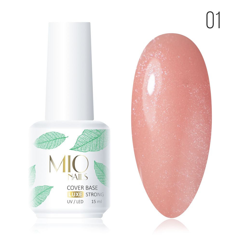 Mio Nails Base strong shimmer 01, 15 мл