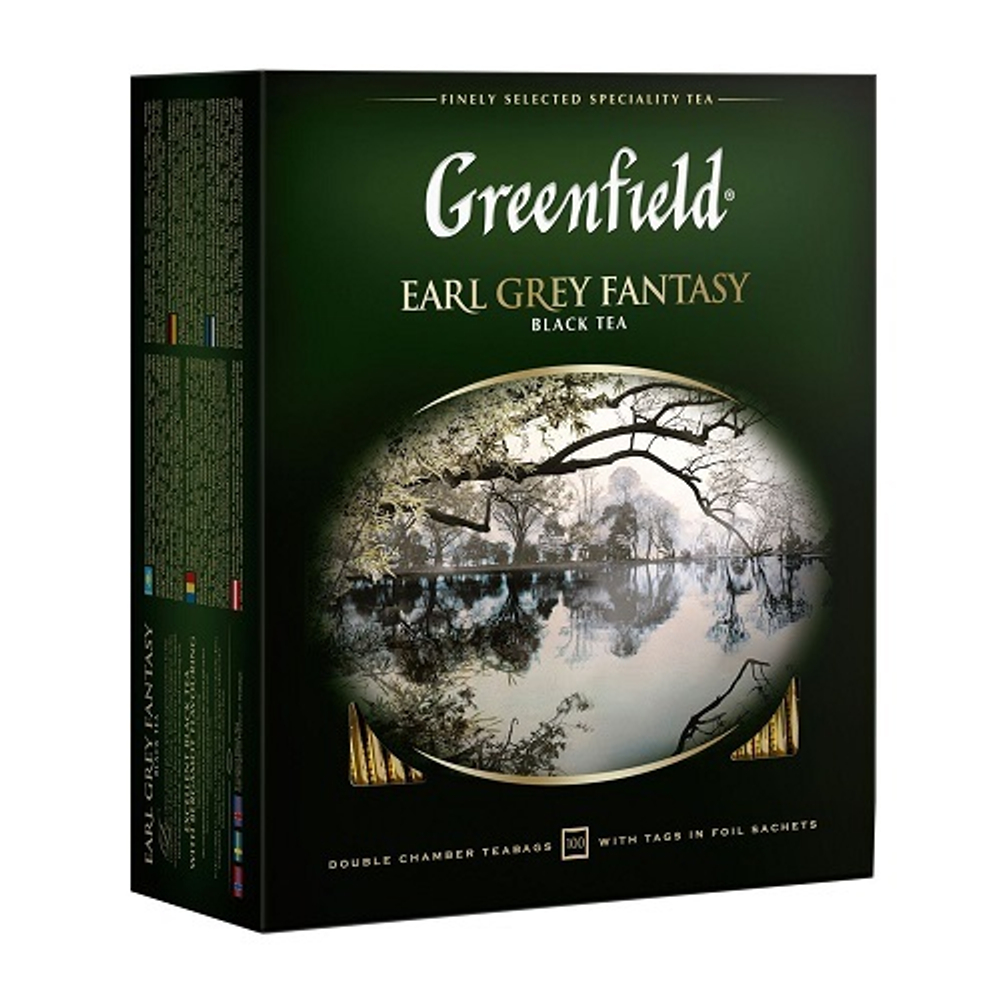 Greenfield Earl Grey Fantasy, 100 пакетиков