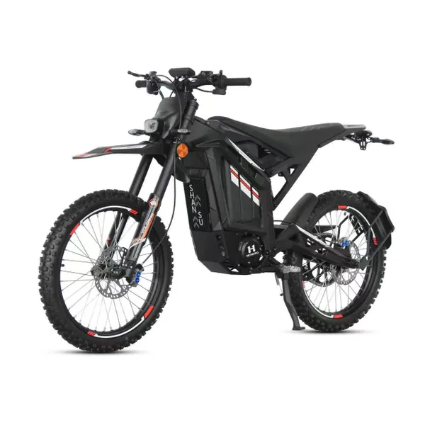 Электропитбайк IKINGI AURUS S8 (72V/40Ah) 8000w - Черный фото №1