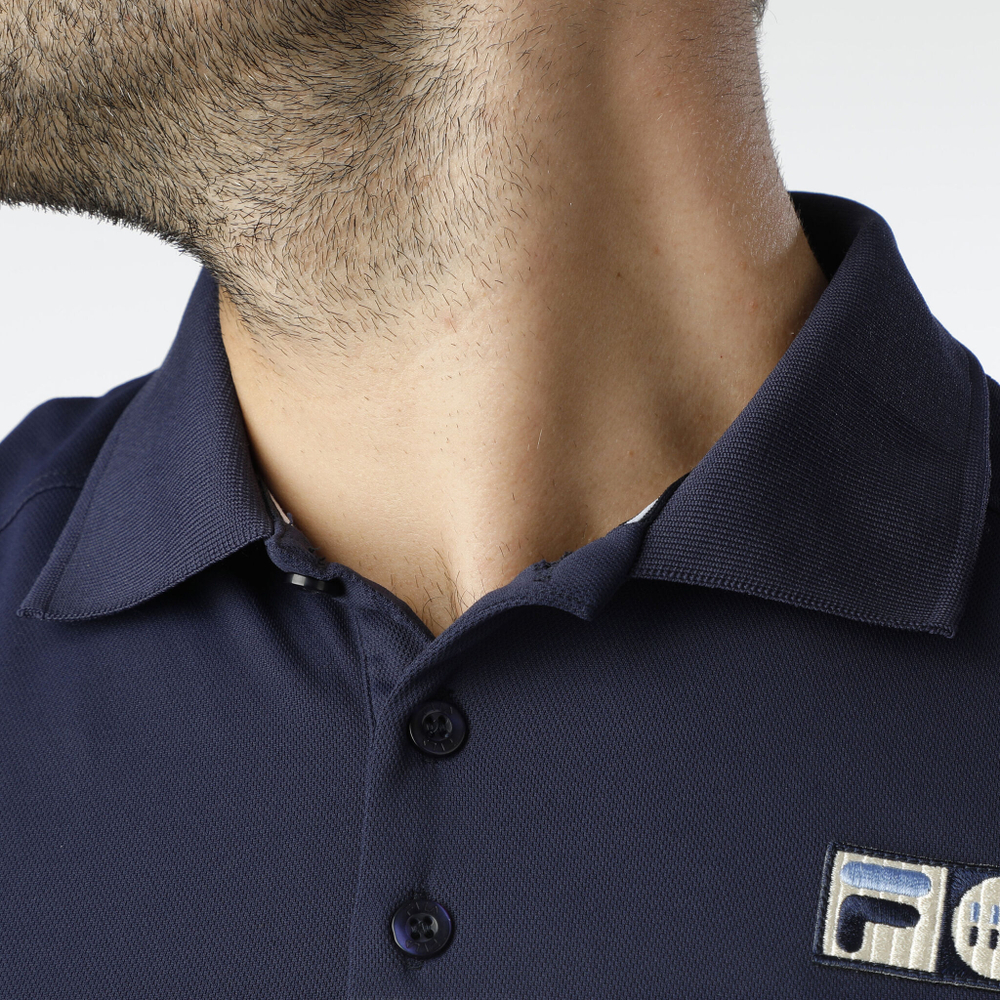 Мужское теннисное поло Fila Louie Polo Men - Dark Blue
