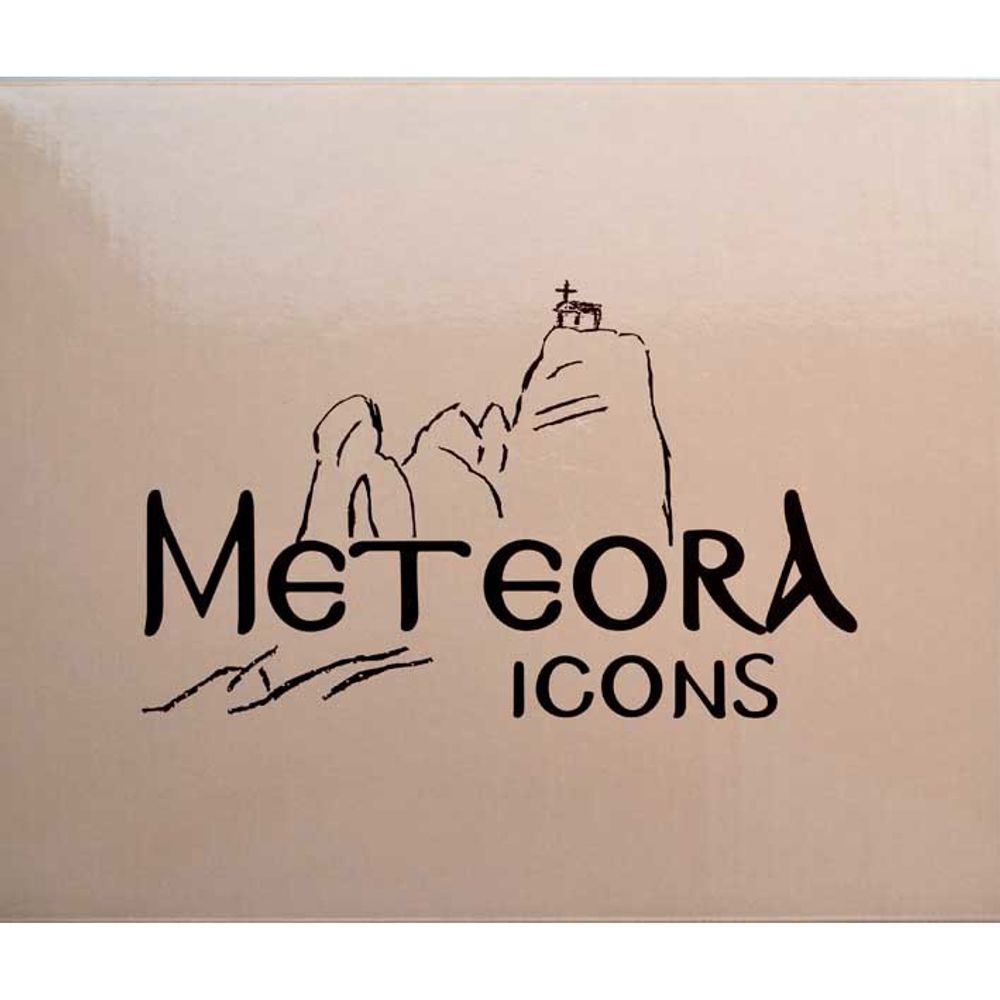 Иерусалимская икона Богородицы в серебряном окладе.