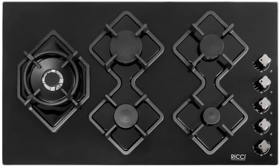 Газовая варочная панель RICCI RGN-K5041BL