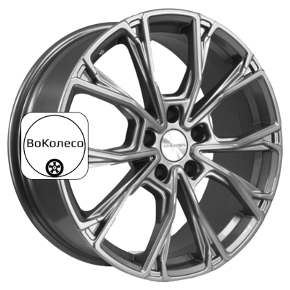 7,5x19/5x120 ET30 D66,1 KHW1907 (Voyah Free) Gray Khomen Wheels
