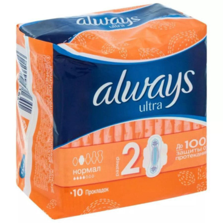 Прокладки Always Ultra 3Х Защита 2 размер 10 шт