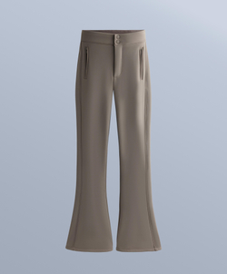 OYSHO Водонепроницаемые эластичные брюки-клеш SKI, темно-серый