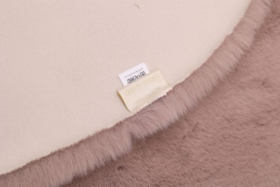 Коврик Плюшевый (пепел роза) 150х150