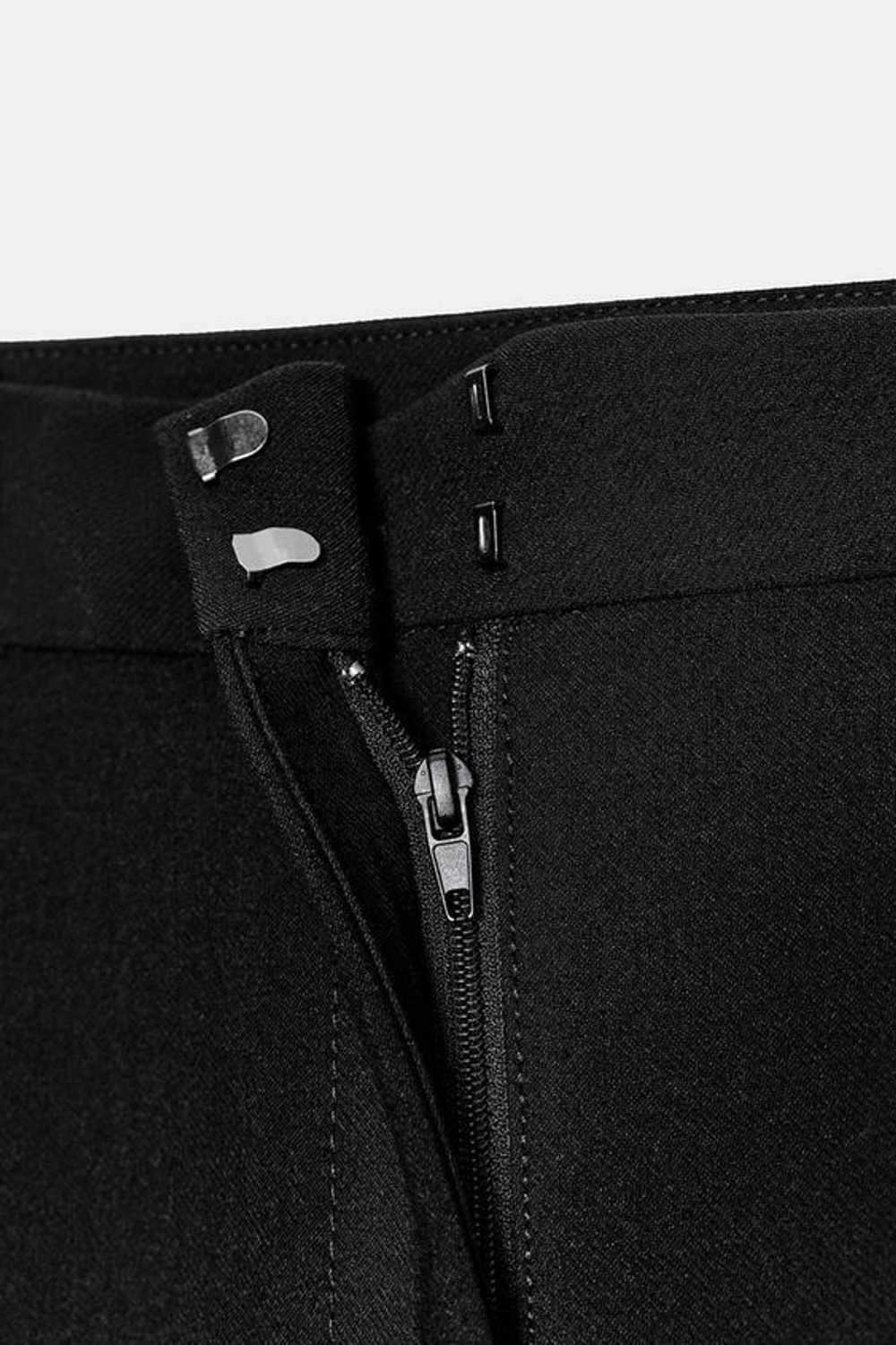 ZARA БРЮКИ-БАЛЛОНЫ ZW COLLECTION, ЧЕРНЫЙ