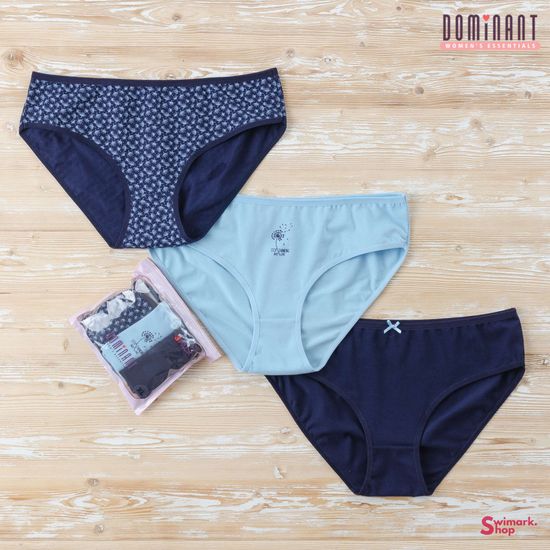 Трусики женские DOMINANT 55000-29, FULL BRIEF, 3 шт. в уп.