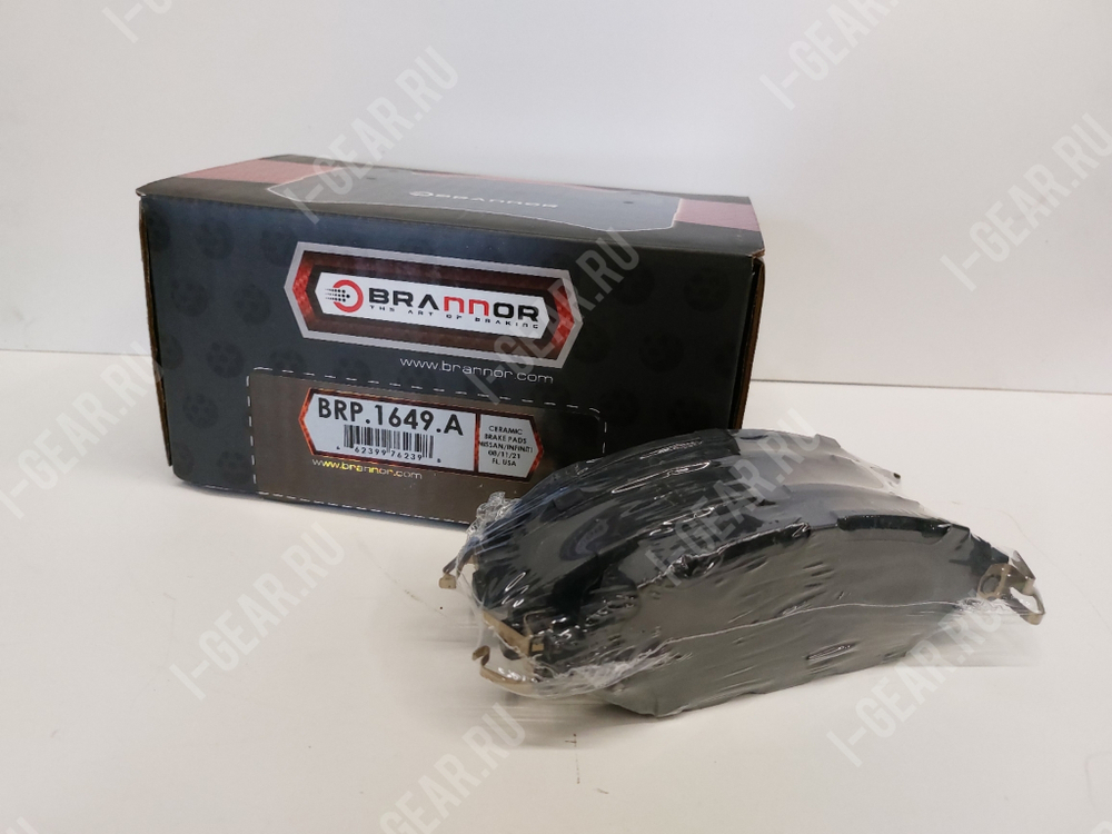Передние колодки BRANNOR для Infiniti QX60, JX35, Nissan Z52, R52 - BRP.1649.A
