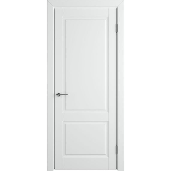 Фото двери Доррен белая эмаль без стекла