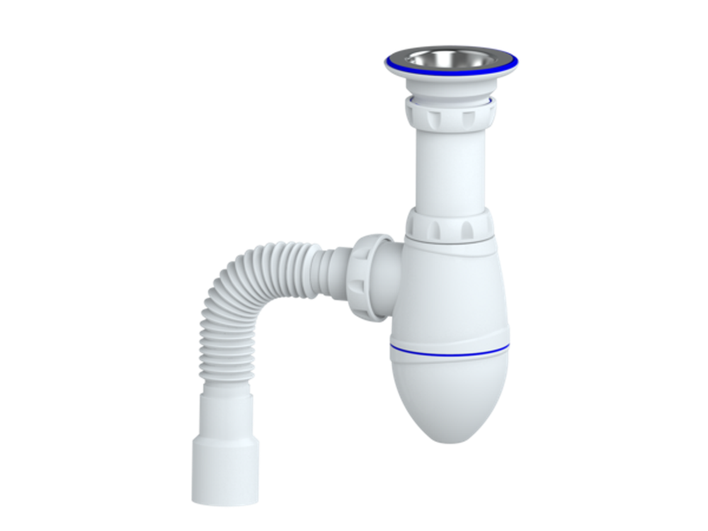Сифон 1 1/4*32 M220 с гофрой 32*32*40  UNICORN