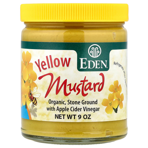 Eden Foods, органическая желтая горчица, 9 унций